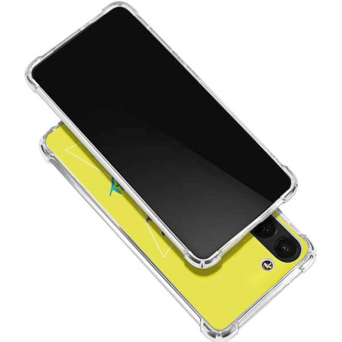 Adult Swim Rick and Morty Rick and Morty Portal Eyes Galaxy S24 FE Clear Case
